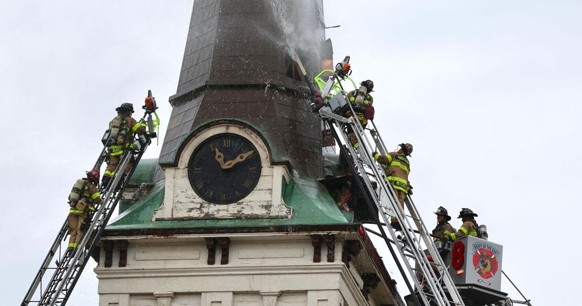 Madison's Holy Redeemer Catholic Church damaged by fire after apparent lightning strike