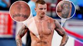 What Adam Peaty's tattoos mean from knuckle ink to tribute to TV chef's daughter