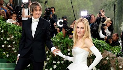 Nicole Kidman and Keith Urban Coordinate in Classic Black and White at the 2024 Met Gala