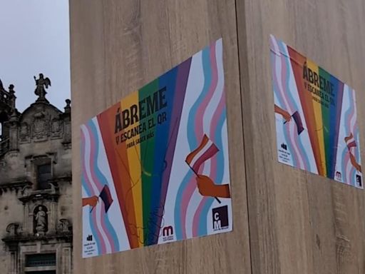 La campaña 'Lugo sen armarios' amanece vandalizada el Día del Orgullo