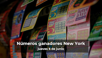 Lotería de Nueva York en vivo: resultados y ganadores del jueves 6 de junio de 2024 - El Diario NY