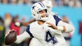 Prescott lanza para 282 yardas y Cowboys derrotan a Titans