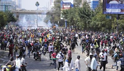 Obama sister tear gassed during Nairobi protest