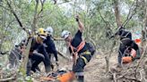 強化郊山搜救辦4天特訓 壽山搜索專班頂風雨救迷途傷患