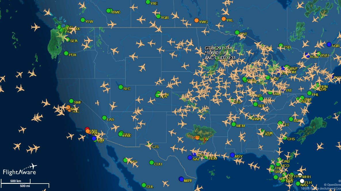 DFW airport grounds most flights Tuesday morning due to severe weather. See flight status