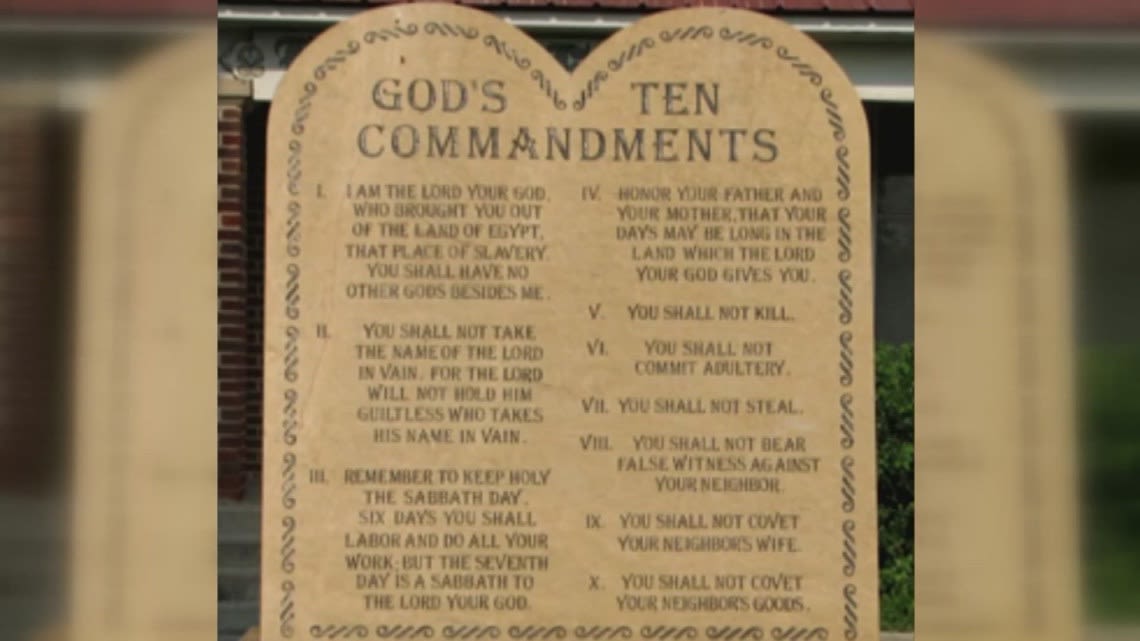 Opponents of Louisiana's Ten Commandments law want judge to block it before new school year starts