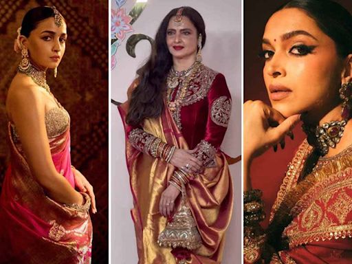 Alia Bhatt, Rekha, Deepika Padukone stun at Anant Ambani and Radhika Merchant’s Mumbai wedding; pictures inside