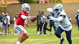 WATCH: Ezekiel Elliott takes big shot from LB Bradley Chubb in testy Cowboys/Broncos practice