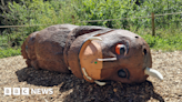 Vandals attack sleeping gruffalo sculpture in Cornwall forest