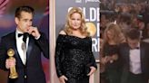 Fans praise sweet moment Colin Farrell helped Jennifer Coolidge to Golden Globes stage to accept her award