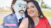 La brasileña casada con un muñeco de trapo festejó el cumpleaños de su ‘hijo’ de trapo