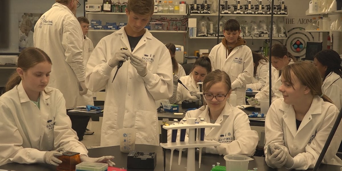 Sanford Research camp teaches students about DNA and ancestry