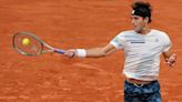 Tomás Etcheverry debutó con un triunfo en Roland Garros frente al francés Arthur Cazaux