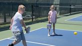 Youth pickleball camp teaching youth the basics