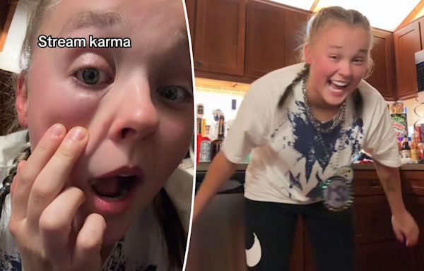 JoJo Siwa drunkenly says she’s ‘not OK’ after being punched in the eye on her 21st birthday