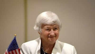 Yellen says economy on 'soft landing' path, Fed's policy rate will fall to neutral level