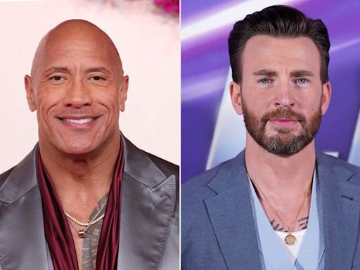 Dwayne Johnson and Chris Evans team up to save a kidnapped (and ripped) Santa Claus in the trailer for “Red One”