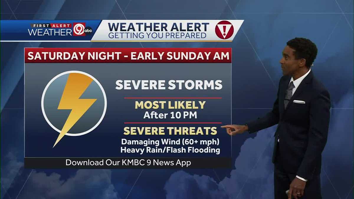 Memorial Weekend Weather: Next round of severe thunderstorms possible Saturday night into Sunday morning