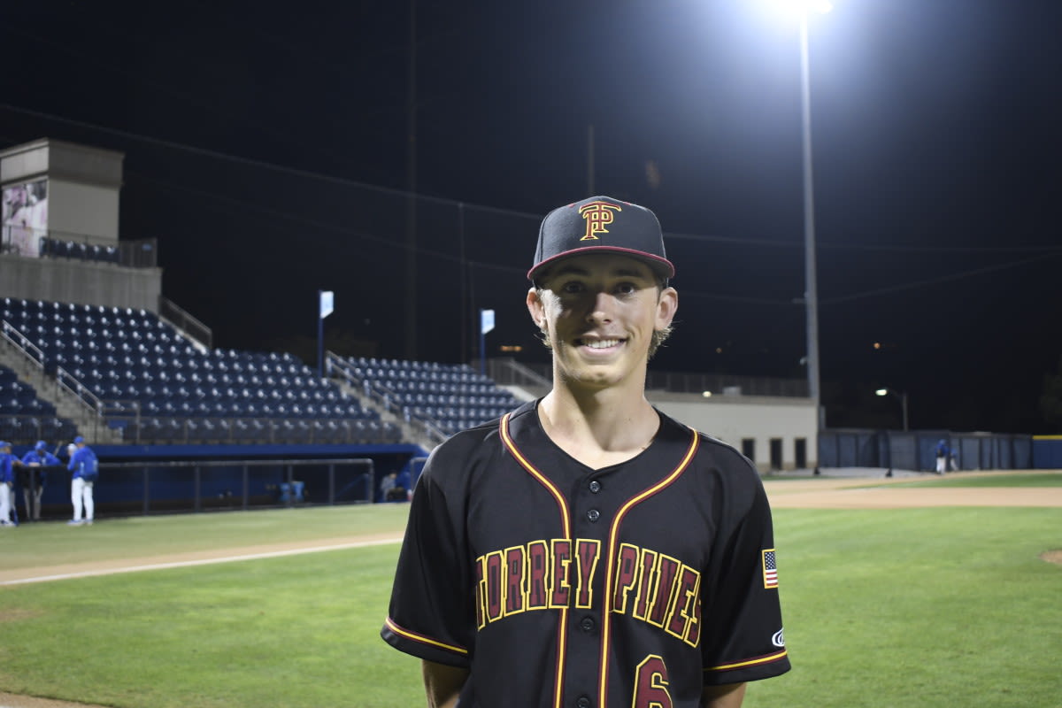 Watch: Torrey Pines pitcher Brendon Miller strikes out nine, leads Torrey Pines to Open Division title
