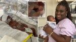 Premature baby born 24 weeks early heads home after 147 days at hospital: ‘Defied all odds’