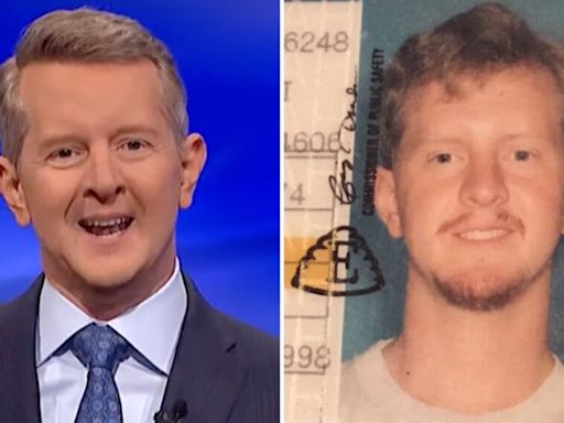 Ken Jennings' Old Driver's License Photo Resurfaces Featuring Mustache & Goatee