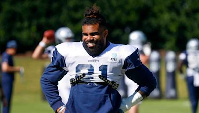 Cowboys running back Ezekiel Elliott to wear No. 15 for second stint with team