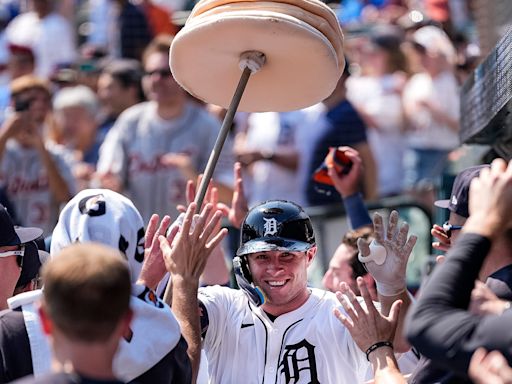Detroit Tigers' Colt Keith unleashes first big swing in 'one of the coolest moments yet'