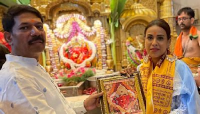 Suhagan Chudail: Nia Sharma Visits Siddhivinayak Before Show Launch, Continues Her 13-year Tradition
