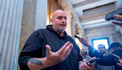 Fetterman taunts Menendez with nickname in hallways of Capitol