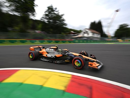 Norris and McLaren take command in second Belgian GP practice