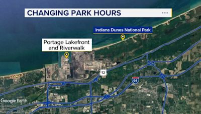 Portage Lakefront and Riverwalk at Indiana dunes shortening hours due to vandalism, fires