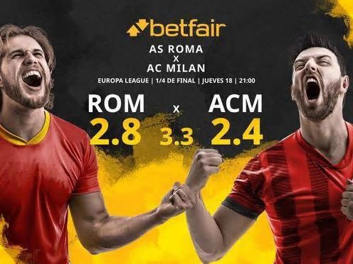 AS Roma vs. AC Milan: horario, TV, estadísticas, cuadro y pronósticos