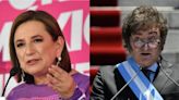 Xóchitl Gálvez sale en “defensa” de AMLO tras ataques del presidente Javier Milei