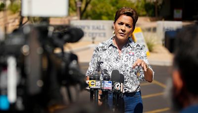 Kari Lake defeats Mark Lamb in Arizona's closely watched GOP Senate primary