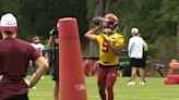 It's the Jayden Daniels show on the sights and sounds of Commanders training camp Day 3