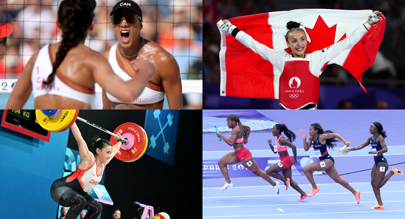 2024 Olympics Day 13 Recap: Canada's medal count grows to 21 behind Charron and Park, as women's beach volleyball and 4x100 relay teams make history