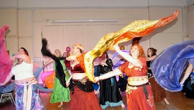 Belly dancers raise hundreds for charity in Telford town