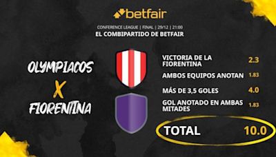 Olympiacos vs. Fiorentina: Combipartido de Betfair a cuota 10.0