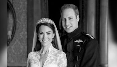 威廉凱特迎結婚13周年花邊婚 分享「未公開黑白舊照」