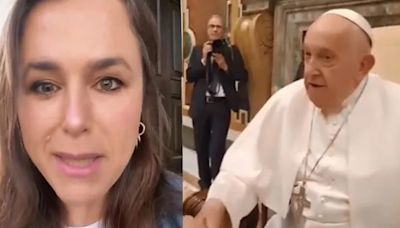 Malena Guinzburg le regaló alfajores al Papa Francisco - Diario Hoy En la noticia