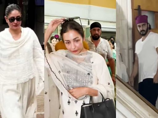 Malaika Arora holds prayer meet for father: Kareena Kapoor, Arjun Kapoor and others attend