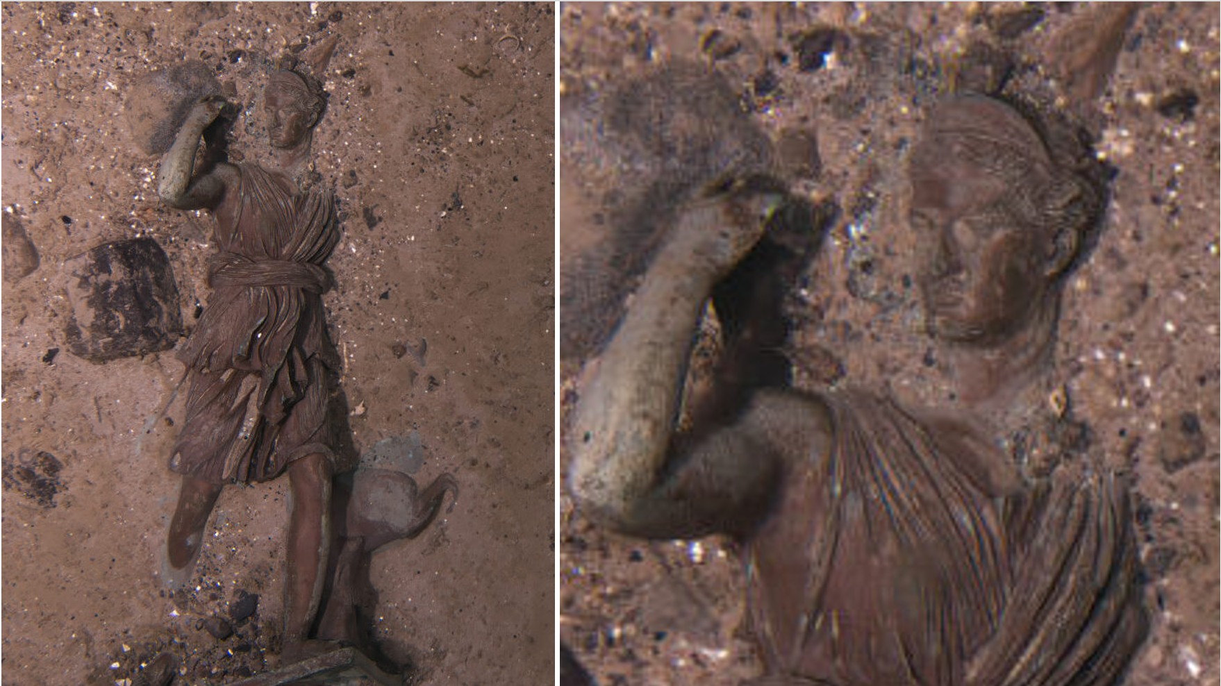 See it: Lost Titanic statue discovered in latest expedition