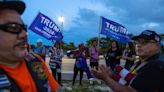 ‘I’m praying for him’: Trump backers gather outside Mar-a-Lago to rally for ex-president after shooting