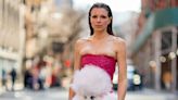 Julia Fox Wore a Cartoon Poodle on Her Sequined Dress for NYFW