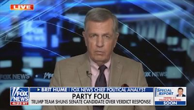 Fox News' Brit Hume says Lara Trump is committing "political malpractice" by attacking Larry Hogan