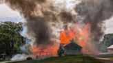 Storage barn with historic artifacts and exhibits for Harford County museum totaled by fire