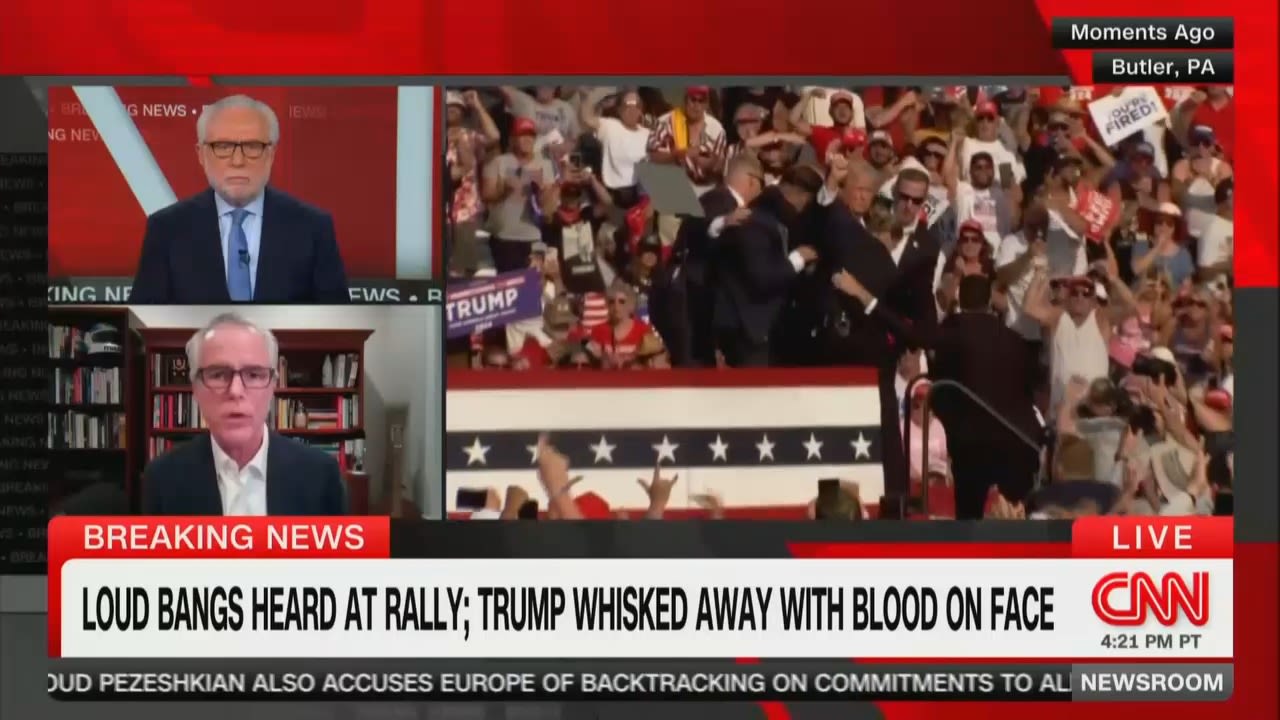 ‘A Scary Moment in American History’: CNN’s Wolf Blitzer Reports On Trump Rally Shooting