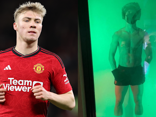 Man Utd star Rasmus Hojlund cracks 'summer' joke as forward recovers from injury in cryo chamber in Los Angeles | Goal.com English Bahrain