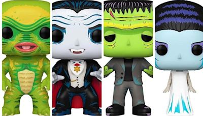 Universal Monsters Funko Pops: Dracula, Frankenstein, Bride, and Gill-Man