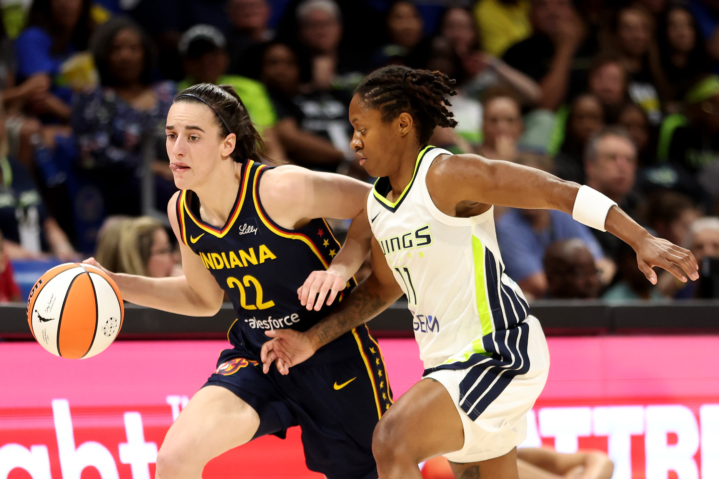 Caitlin Clark catches fire from 3 in WNBA preseason debut; Arike Ogunbowale's late heroics send Wings past Fever